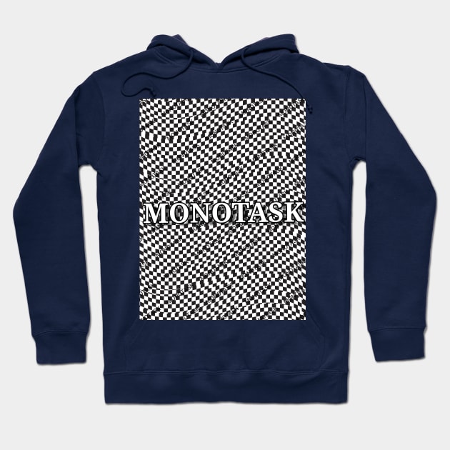 Check designer artwork by MONOTASK Hoodie by MONOTASKF